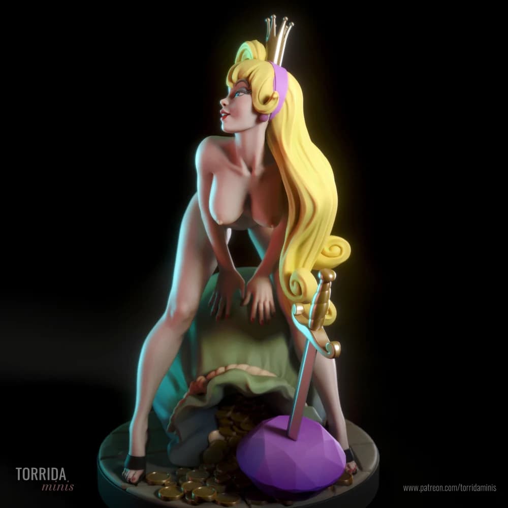 Princesa Daphne — Miniatura 3D Fantasia | Torrida Minis