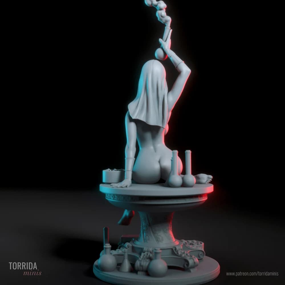 Jahzara — Miniatura 3D Fantasia Oriental | Torrida Minis