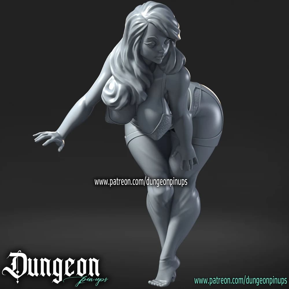 Stella — Miniatura 3D Pin-up Clássica | RN Estudio