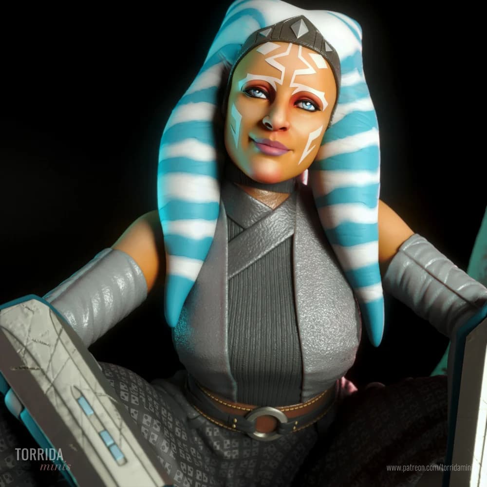 Ahsoka Tano — Miniatura 3D Sci-Fi | Torrida Minis
