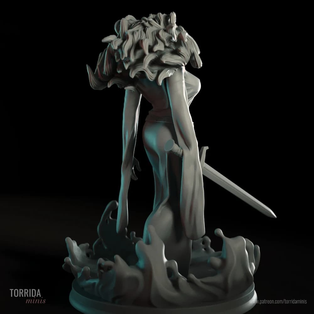 Dama do Lago — Miniatura 3D Fantasia | Torrida Minis