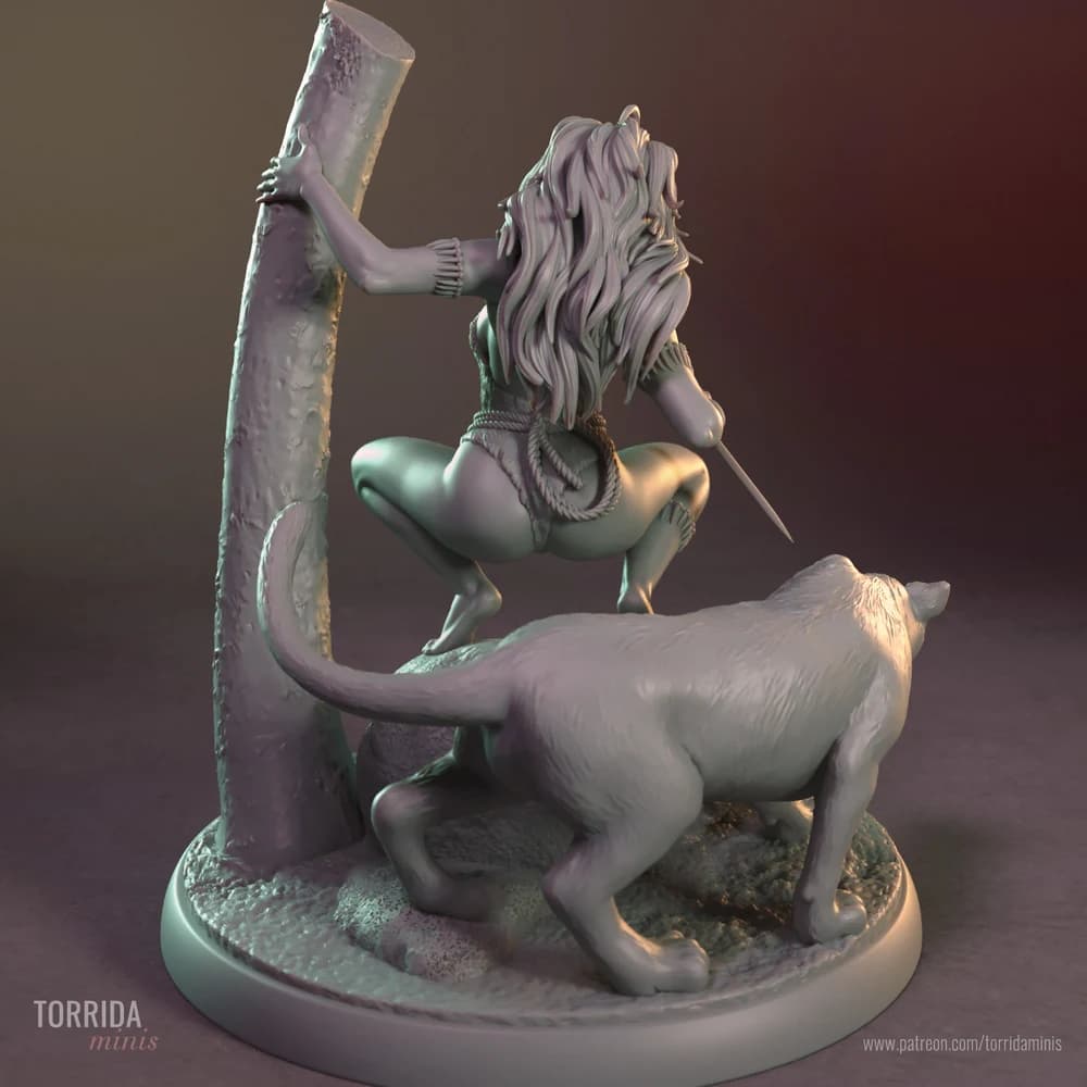 Shanna a Mulher-Demônio — Miniatura 3D Fantasia Selvagem | Torrida Minis