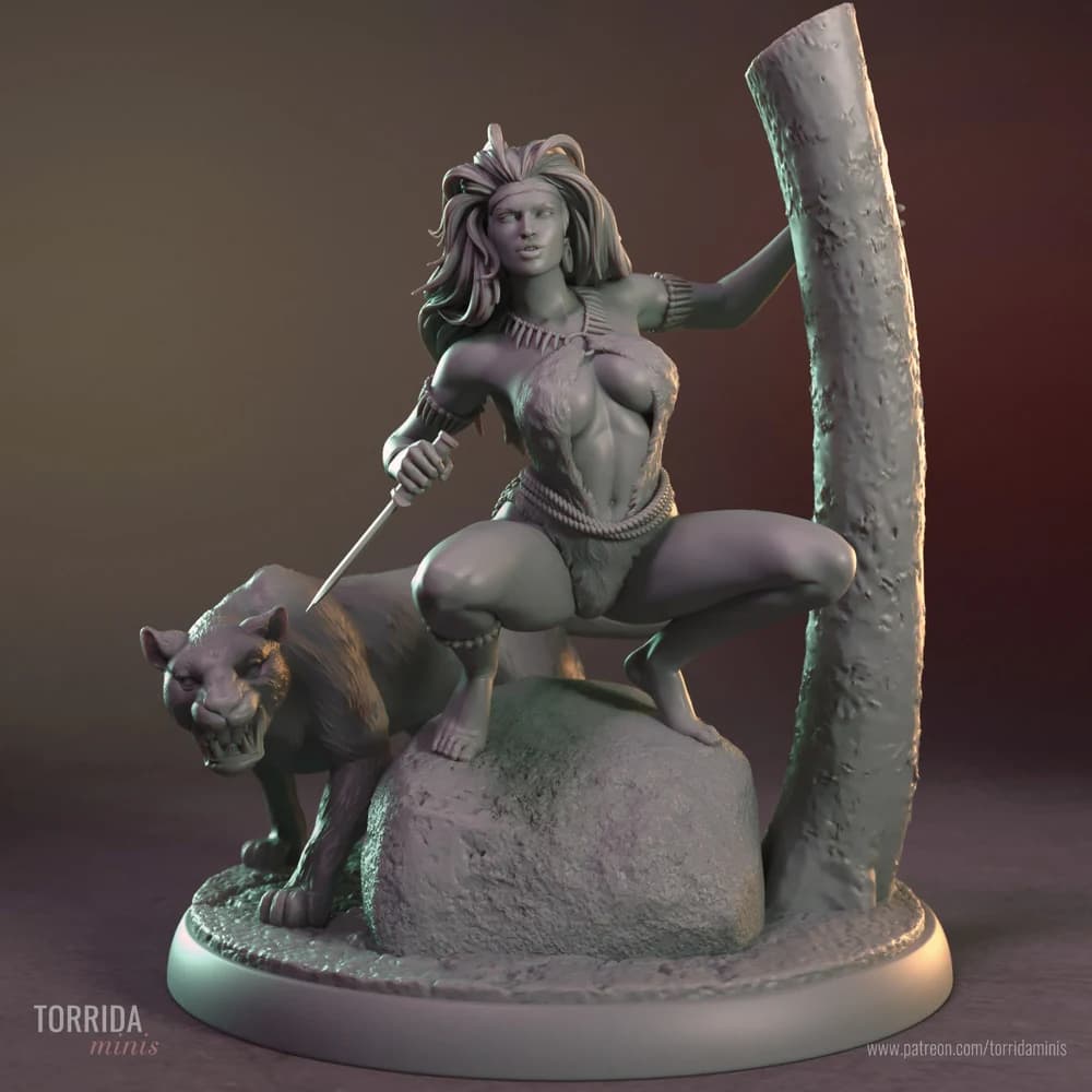 Shanna a Mulher-Demônio — Miniatura 3D Fantasia Selvagem | Torrida Minis