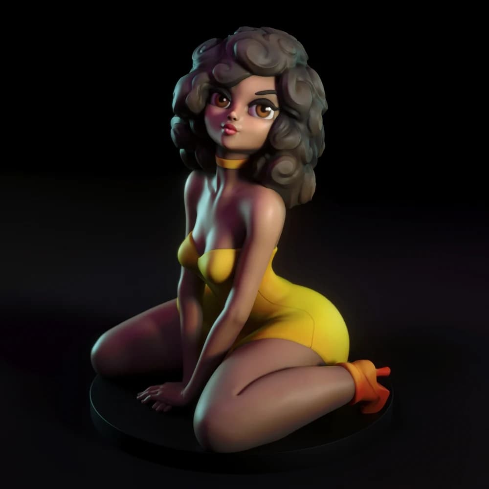 Judith — Miniatura 3D Pin-up Clássica | Torrida Minis