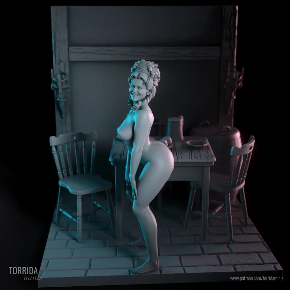 Camilla — Miniatura 3D Pin-up Taberneira | Torrida Minis