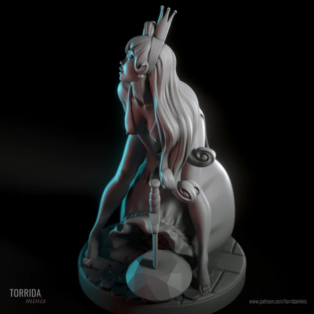 Princesa Daphne — Miniatura 3D Fantasia | Torrida Minis