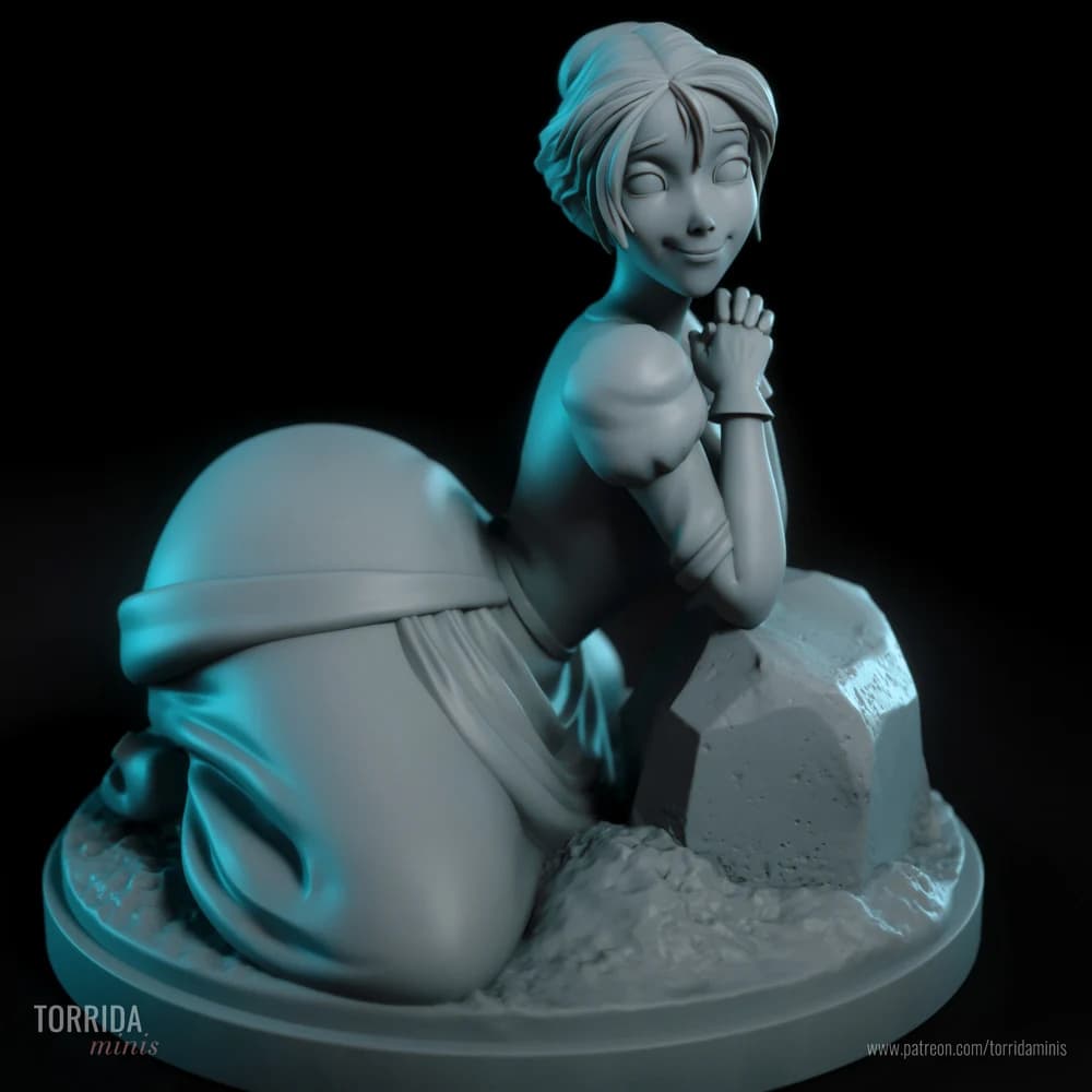 Jane Porter — Miniatura 3D Pin-up Clássica | Torrida Minis
