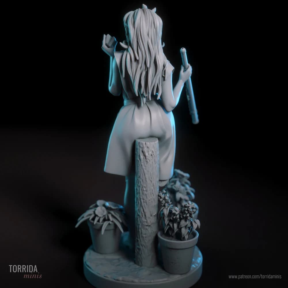 Abigail — Miniatura 3D Pin-up Clássica | Torrida Minis