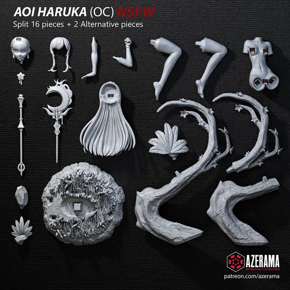 Aoi Haruka — Miniatura 3D Fantasia Oriental | Elite Pinup 3D