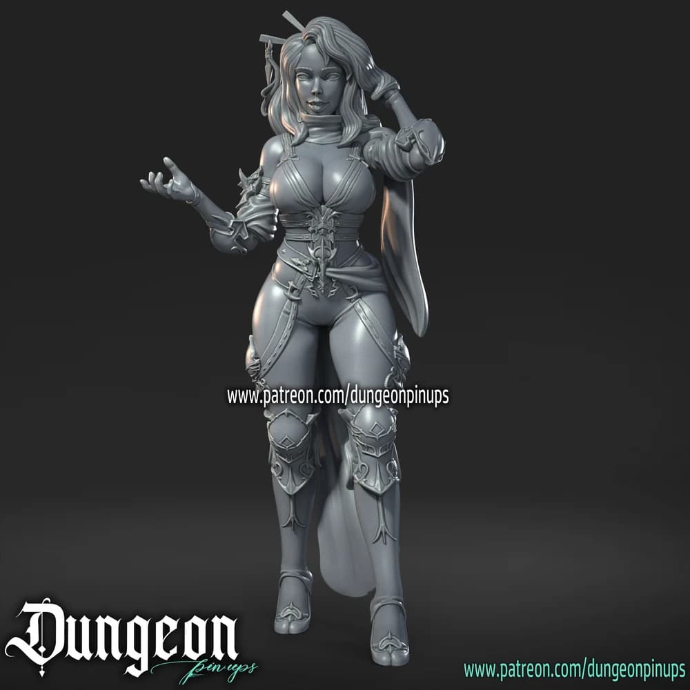 Ninja — Miniatura 3D Fantasia Oriental | RN Estudio