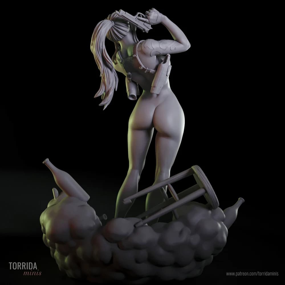 Revy — Miniatura 3D Ação e Pinup | Torrida Minis
