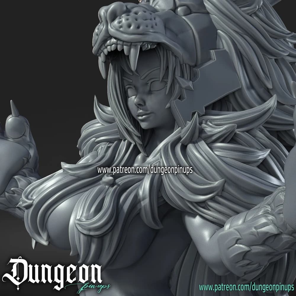 Rainha da Juba — Miniatura 3D Fantasia | RN Estudio