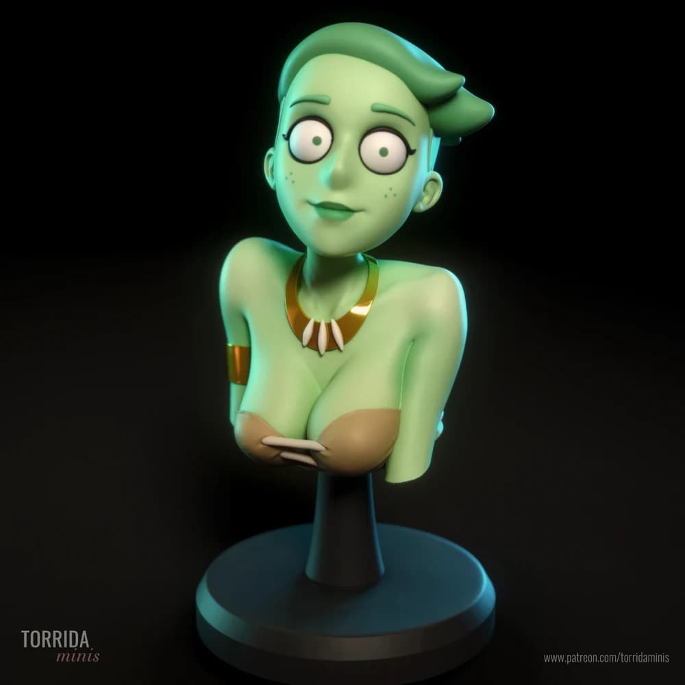 DVana Tendi Busto — Miniatura 3D Sci-Fi | Torrida Minis