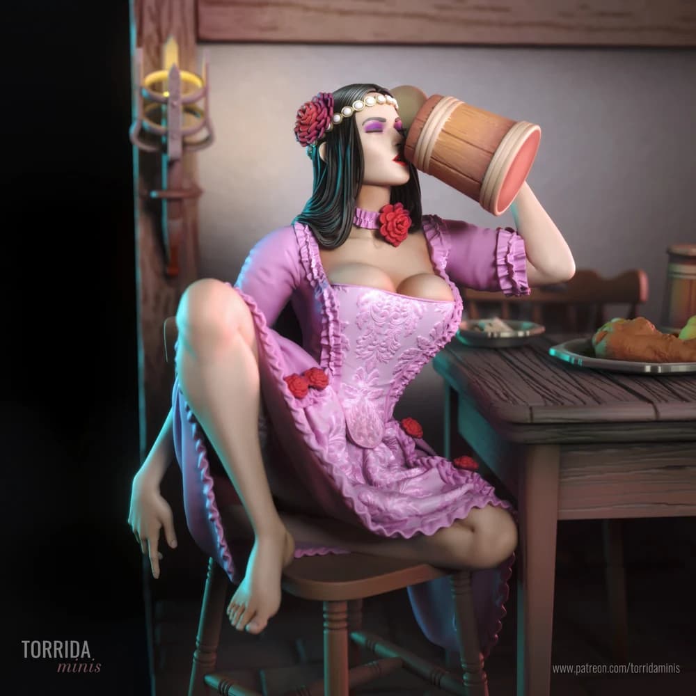 Gisela — Miniatura 3D Fantasia Medieval | Torrida Minis