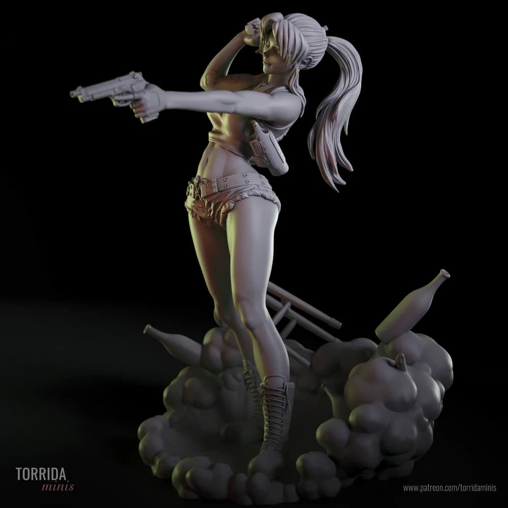 Revy — Miniatura 3D Ação e Pinup | Torrida Minis