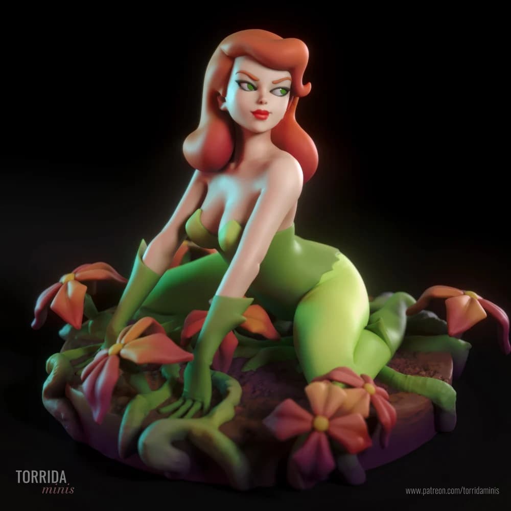 Hera Venenosa — Miniatura 3D Pin-up Fantasia | Torrida Minis