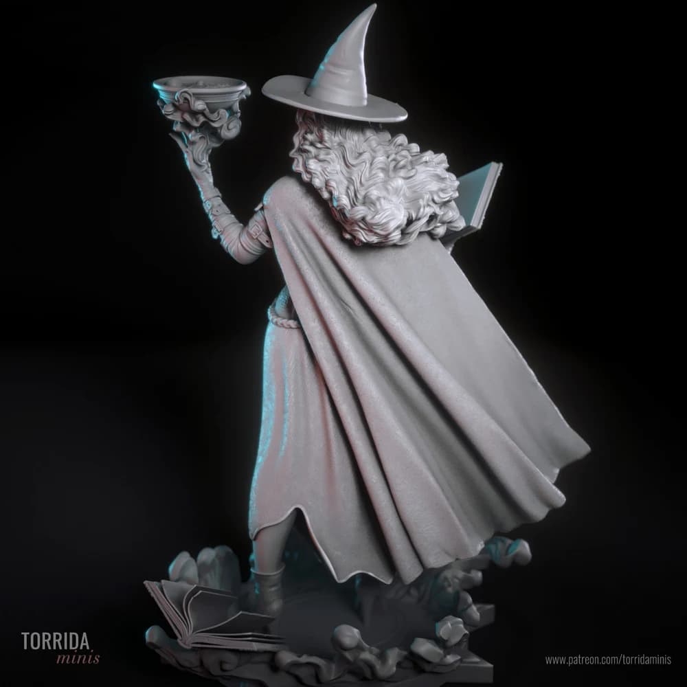 Tasha — Miniatura 3D Feiticeira Fantasia | Torrida Minis