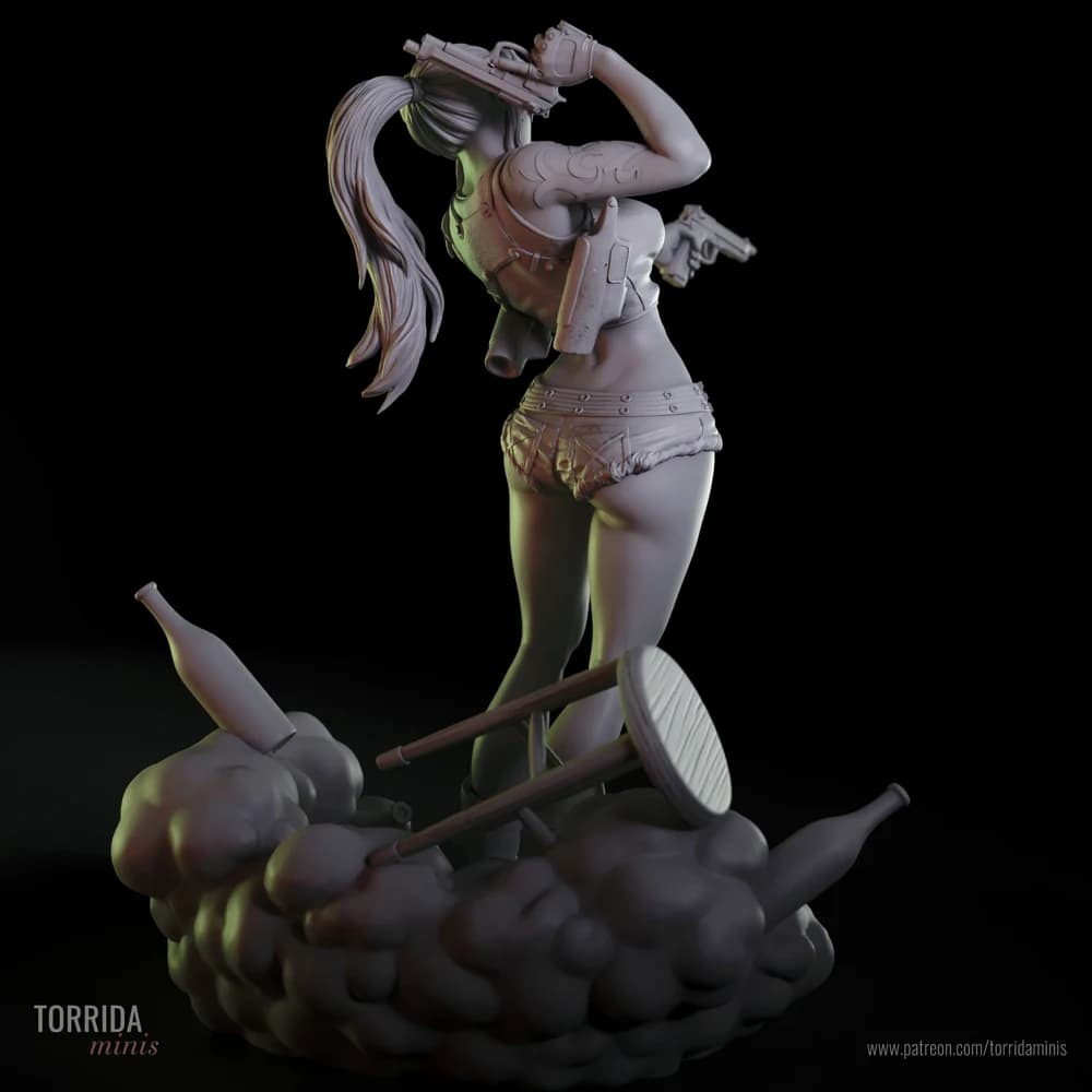 Revy — Miniatura 3D Ação e Pinup | Torrida Minis