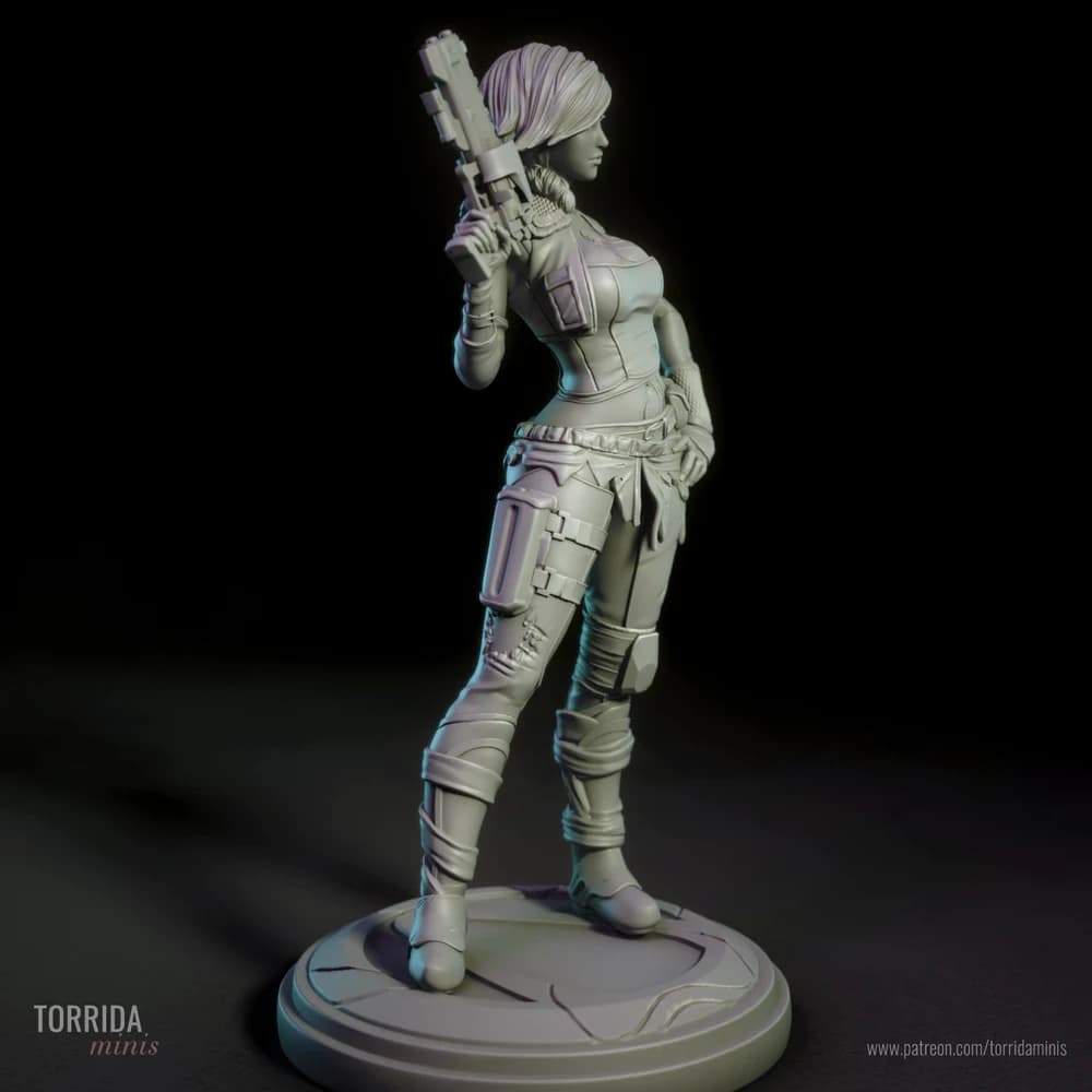 Lilith — Miniatura 3D Sci-Fi | Torrida Minis