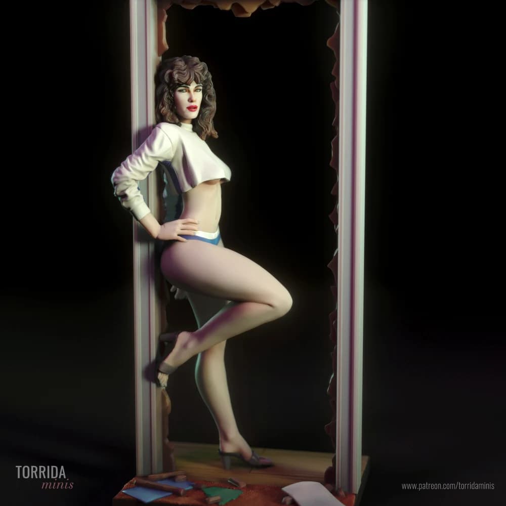 Lisa — Miniatura 3D Pin-up Clássica | Torrida Minis
