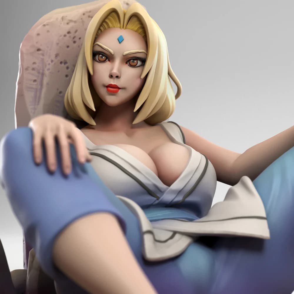 Tsunade — Miniatura 3D Anime Pinup | Torrida Minis