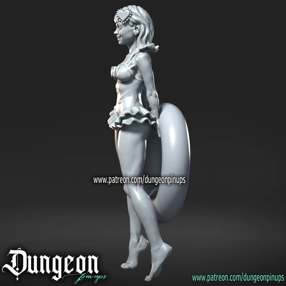 Daisy — Miniatura 3D Pin-up de Verão | RN Estudio