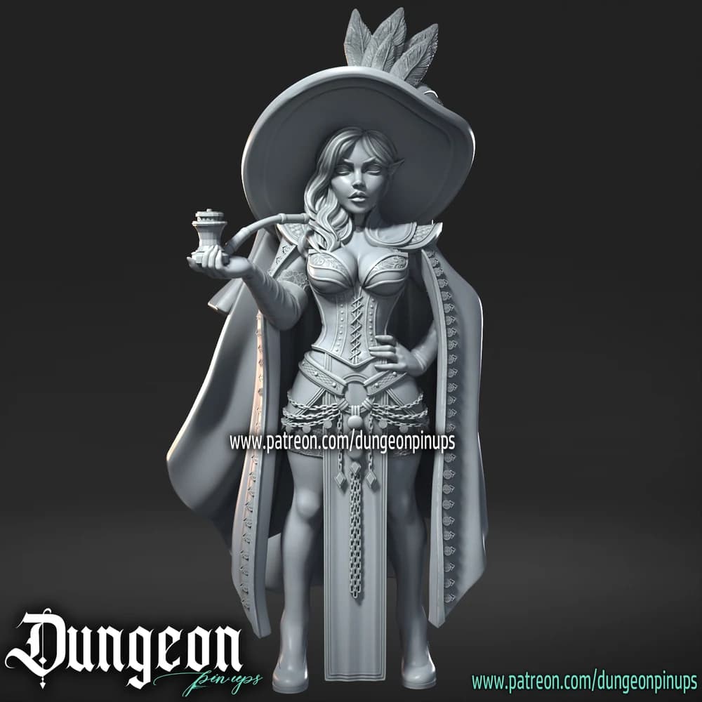Bruxa — Miniatura 3D Fantasia | RN Estudio