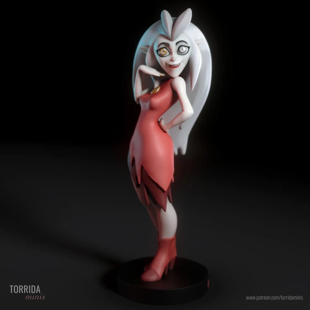 Eda — Miniatura 3D Pinup Estilizada | Torrida Minis