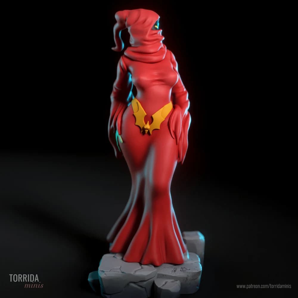 Tecelã das Sombras — Miniatura 3D Fantasia Sombria | Torrida Minis