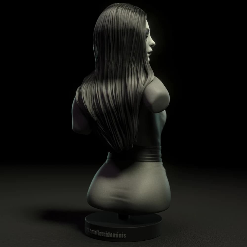 Busto de Estudo II — Miniatura 3D Gótica | Torrida Minis