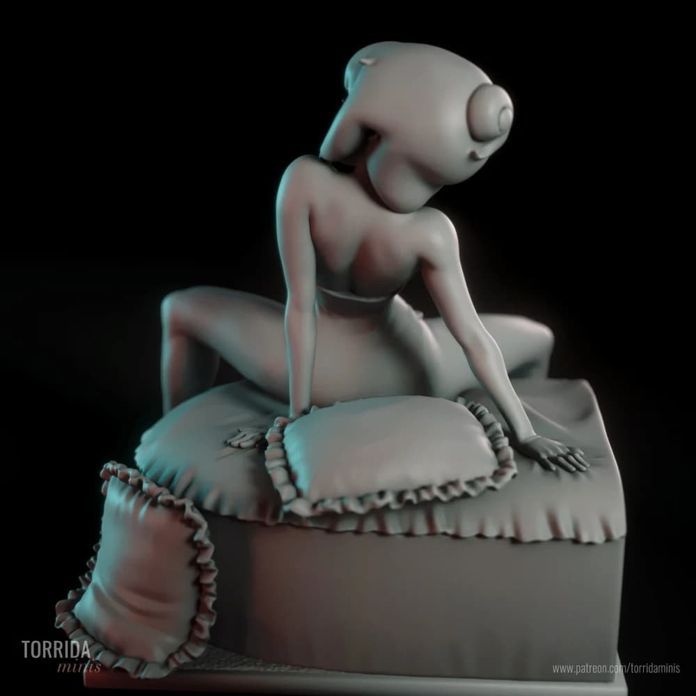 Holli Would — Miniatura 3D Pin-up Cartoon | Torrida Minis