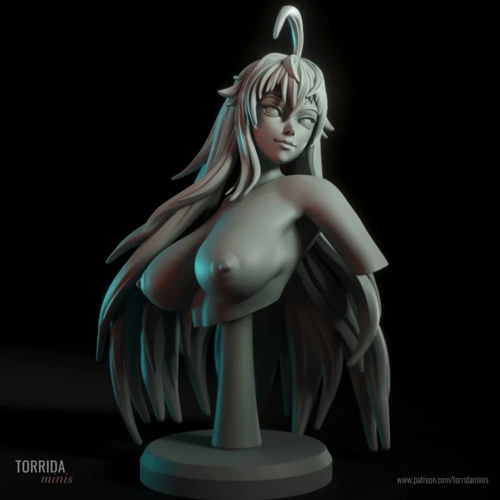 Busto Rias Gremory — Miniatura 3D Anime Pinup | Torrida Minis