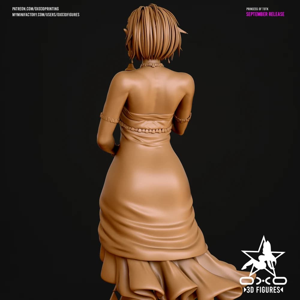Princesa Zelda (TotK) — Miniatura 3D Fantasia | OXO3D