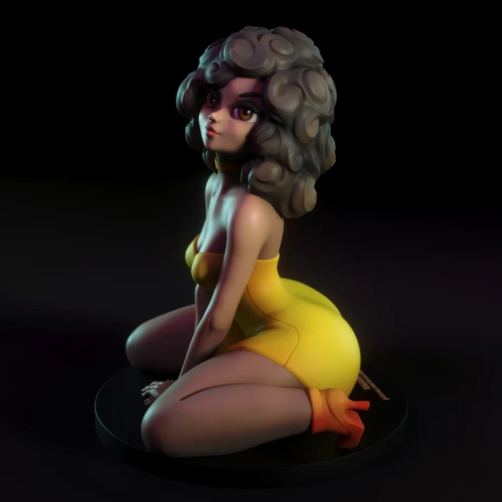Judith — Miniatura 3D Pin-up Clássica | Torrida Minis