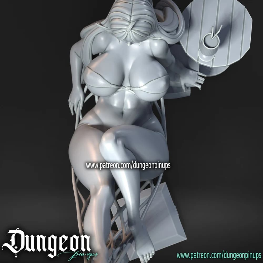 Sunny Skye — Miniatura 3D Pin-up Clássica | RN Estudio