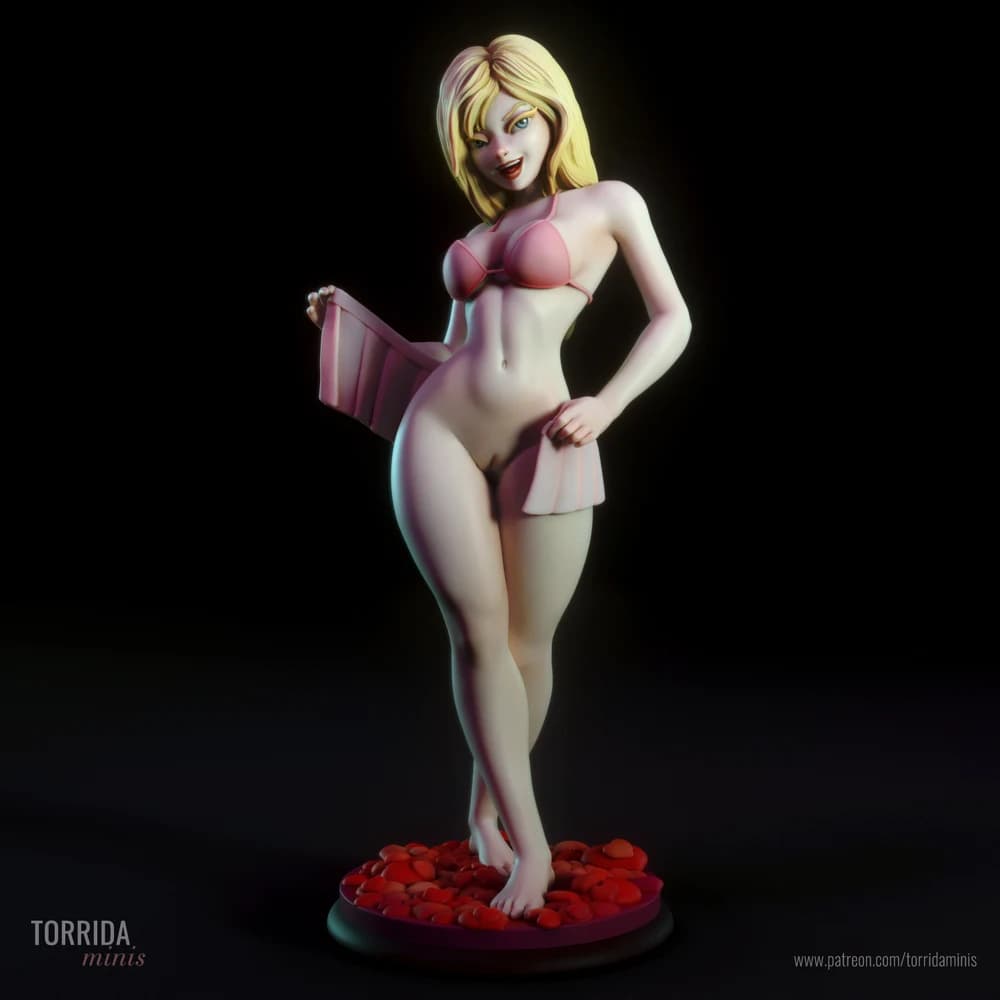 Ellen — Miniatura 3D Pin-up de Verão | Torrida Minis