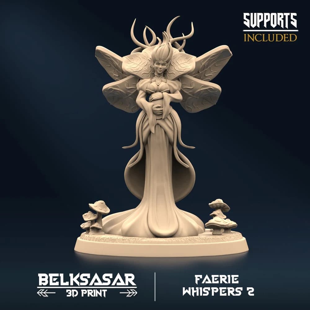 Flor dos Sonhos Fértil B — Miniatura 3D Fantasia | Belksasar