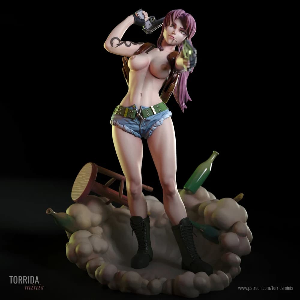 Revy — Miniatura 3D Ação e Pinup | Torrida Minis