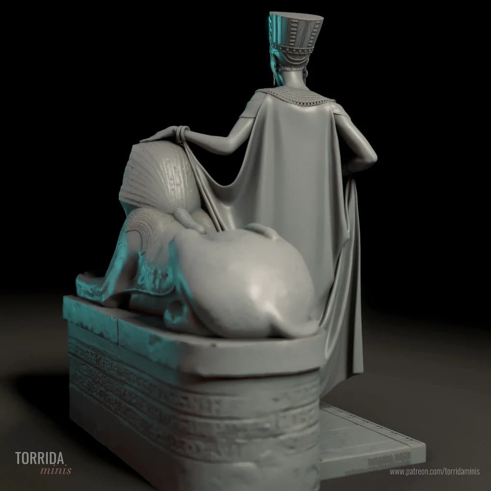 Nefertiti — Miniatura 3D Egípcia | Torrida Minis