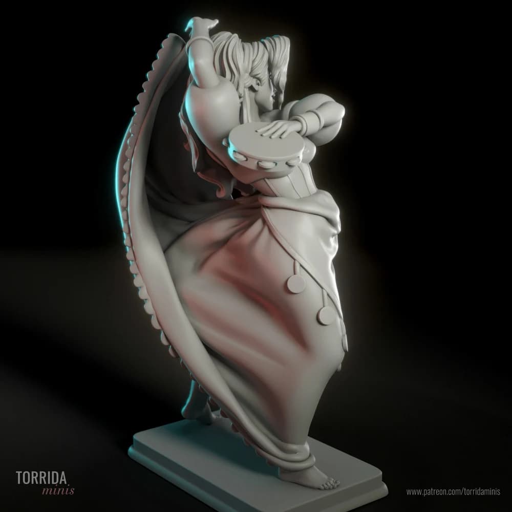 Esmeralda — Miniatura 3D Cigana Sedutora | Torrida Minis