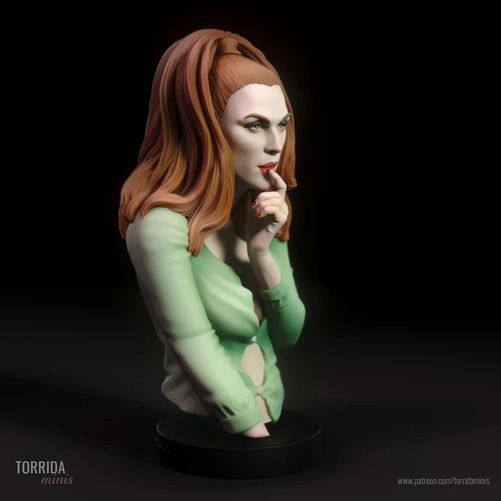 Busto de Prática 6 — Miniatura 3D Pin-up | Torrida Minis