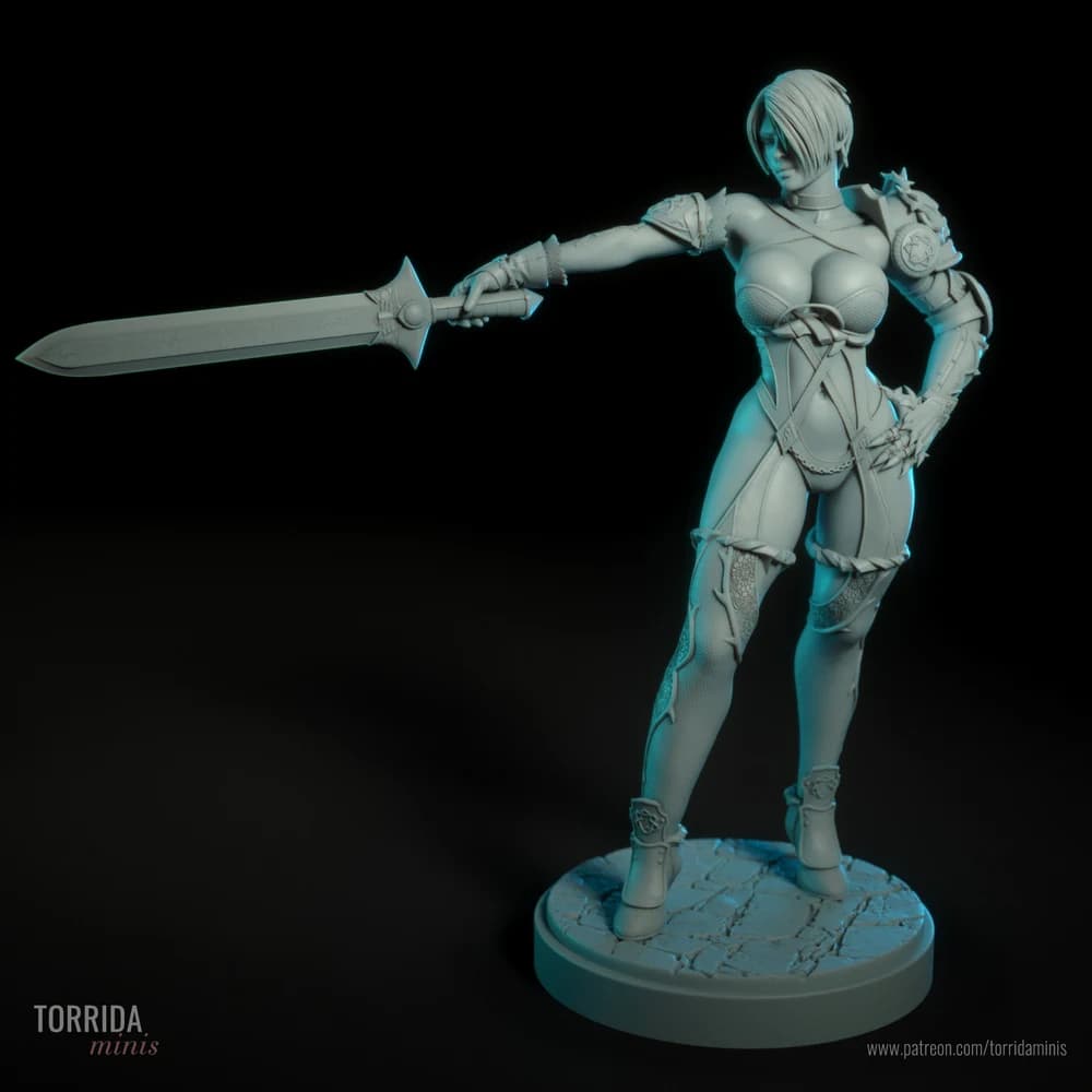 Ivy Valentine — Miniatura 3D Fantasia | Torrida Minis