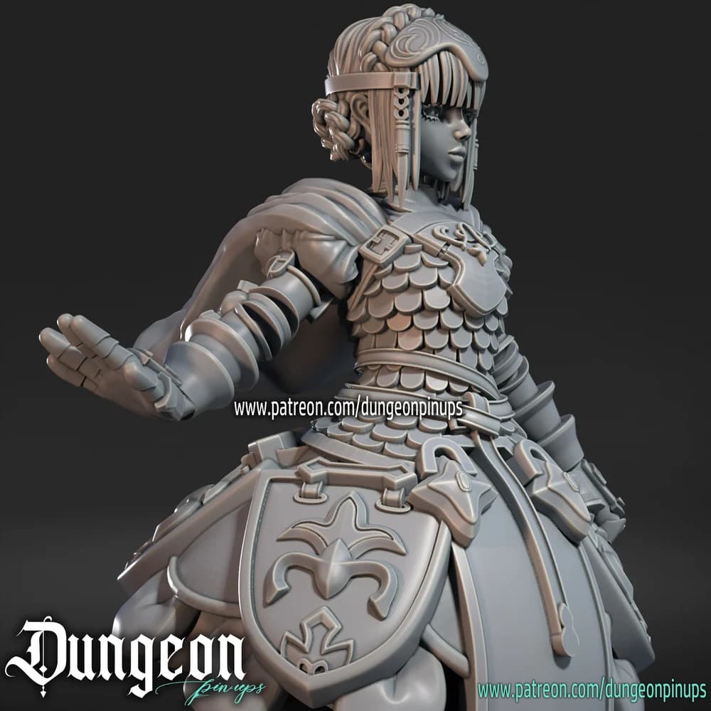 Agnes — Miniatura 3D Fantasia Medieval | RN Estudio