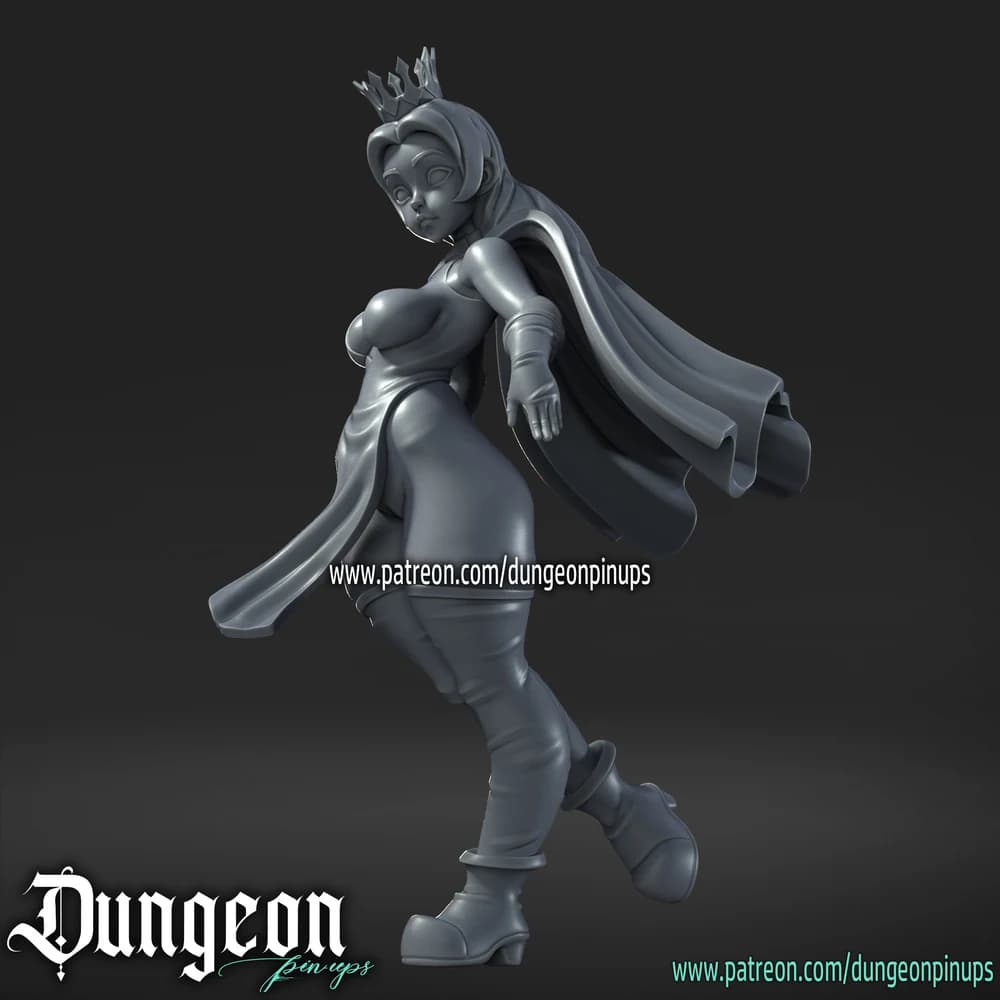 Princesa Peach — Miniatura 3D Fantasia | RN Estudio