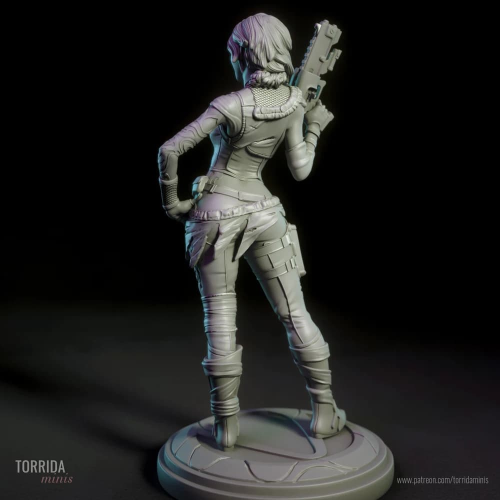 Lilith — Miniatura 3D Sci-Fi | Torrida Minis