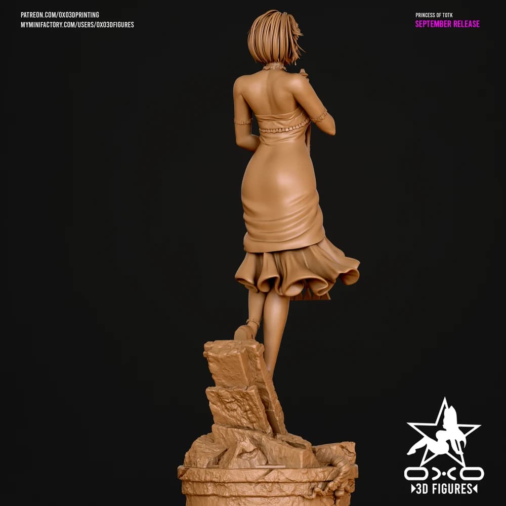 Princesa Zelda (TotK) — Miniatura 3D Fantasia | OXO3D