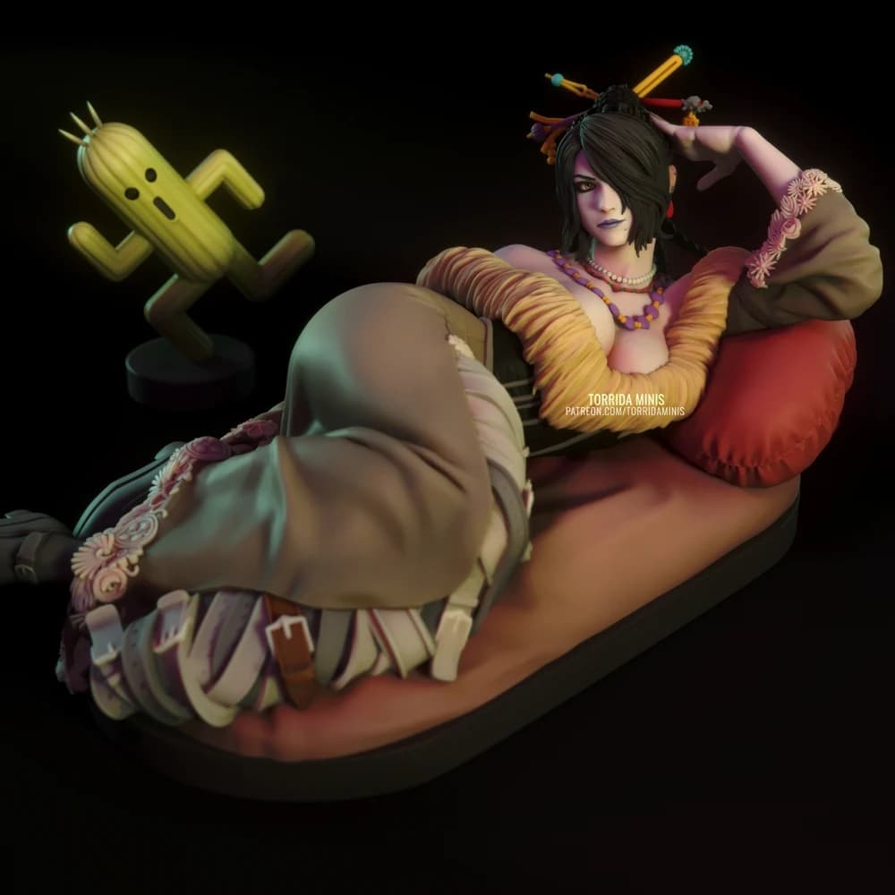 Lulu — Miniatura 3D Fantasia Gótica | Torrida Minis