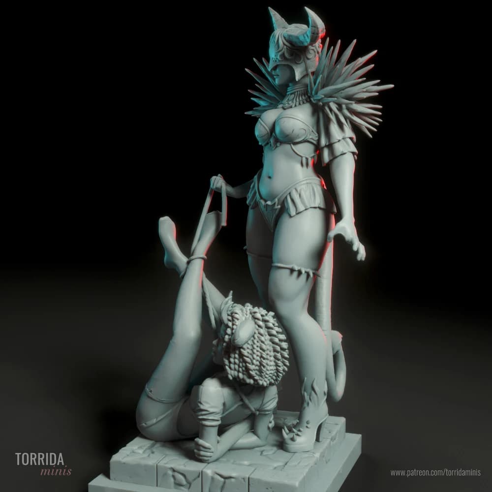 Bilha — Miniatura 3D Fantasia Sombria | Torrida Minis
