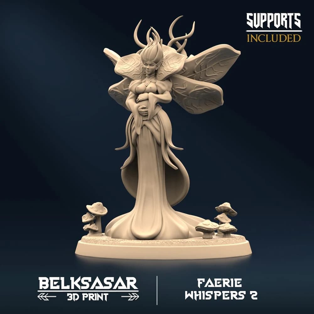 Flor dos Sonhos Fértil B — Miniatura 3D Fantasia | Belksasar