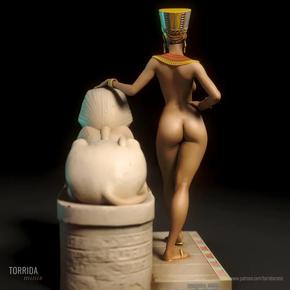 Nefertiti — Miniatura 3D Egípcia | Torrida Minis